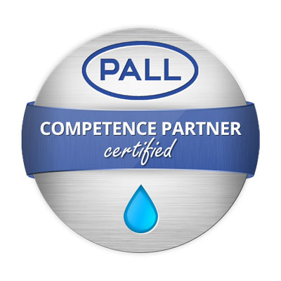 Filteria.de - ist zertifizierter Kompetenz-Partner von Pall medical 
