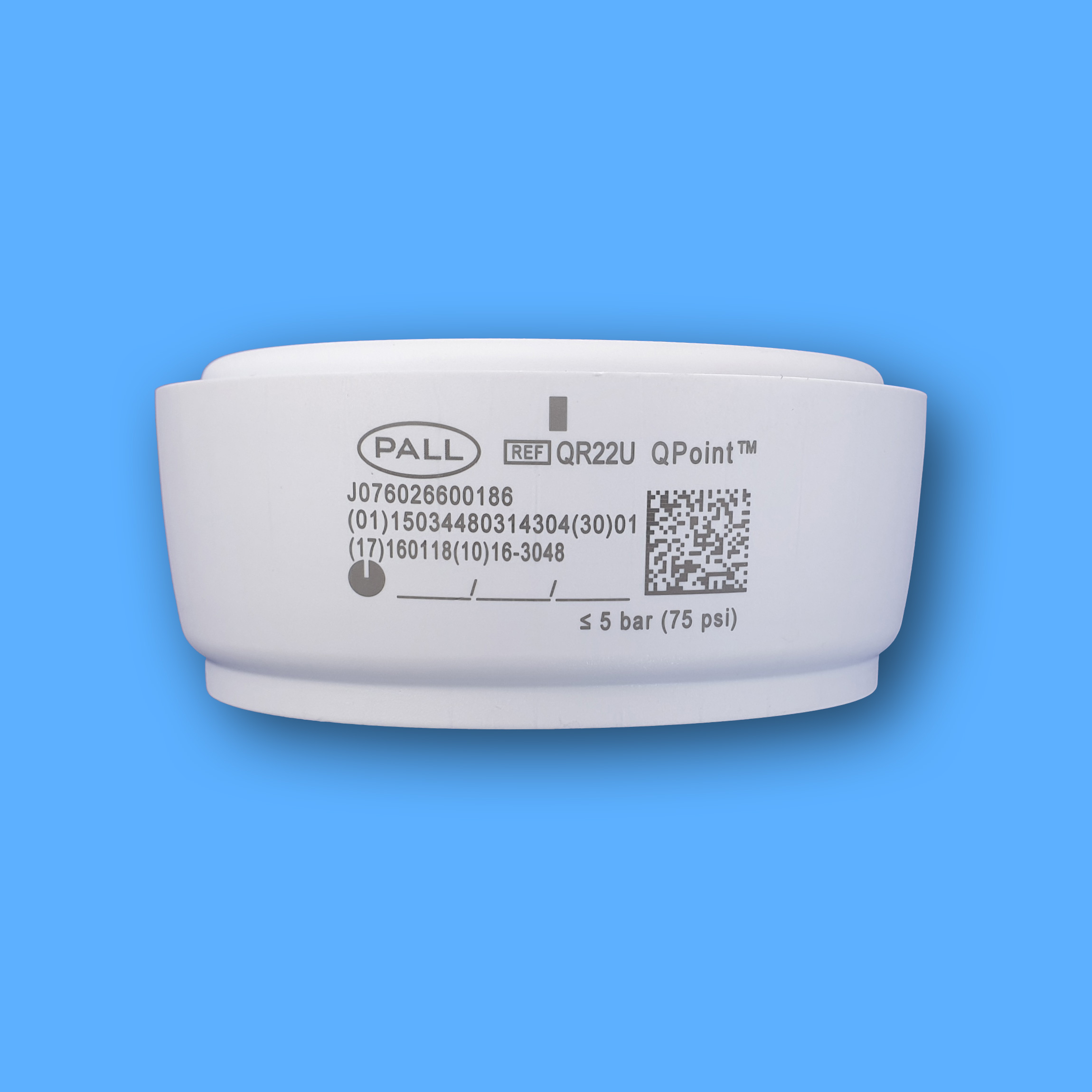 Pall QPoint Wassersterilfilter QR212, mit Brauseauslauf, für Andockstation,Standzeit 62 Tage